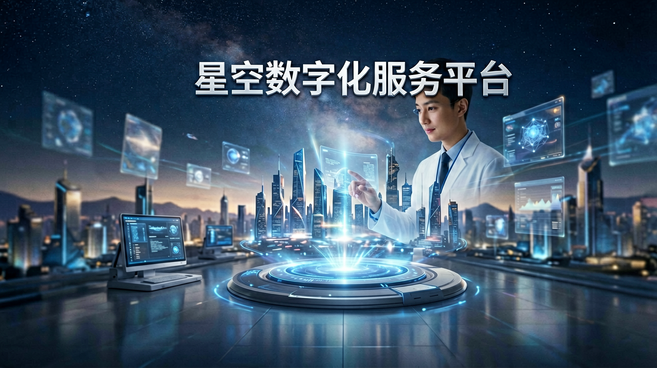 星空数字化服务平台展示企业级技术解决方案与品牌服务